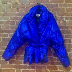 Beautiful Blue Purplish Metallic Coat